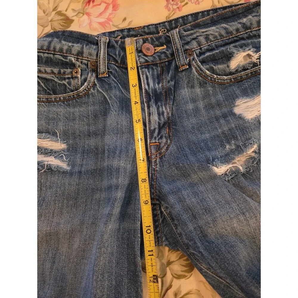 American Eagle Live Your Life Disressed Cut Off Denim Shorts 6